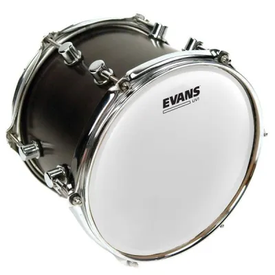 EVANS B12UV1 12" DERİ TOM VE TRAMPET KUMLU BEYAZ TEK KAT