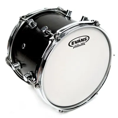 EVANS B13G2 13" DERİ TOM VE TRAMPET KUMLU BEYAZ ÇİFT KAT