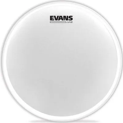 EVANS B14UV2 14" DERİ TOM VE TRAMPET KUMLU BEYAZ ÇİFT KAT