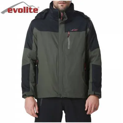 Evolite Diva Haki-Siyah Erkek 3in1 Mont