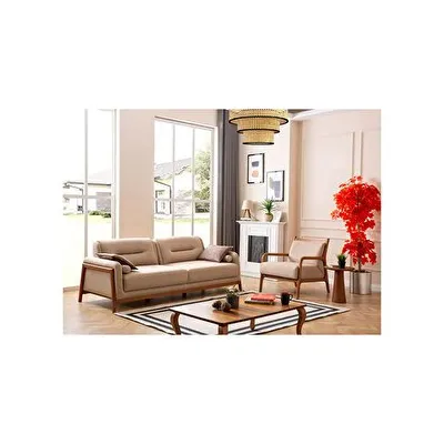 Eymense Paris Krem 3+1 Koltuk Takımı