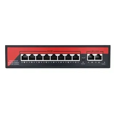 EZCOOL EZ-08PSF-FG 8PORT 8GE+2GE 120W F.GİGABİT POE SWİTCH