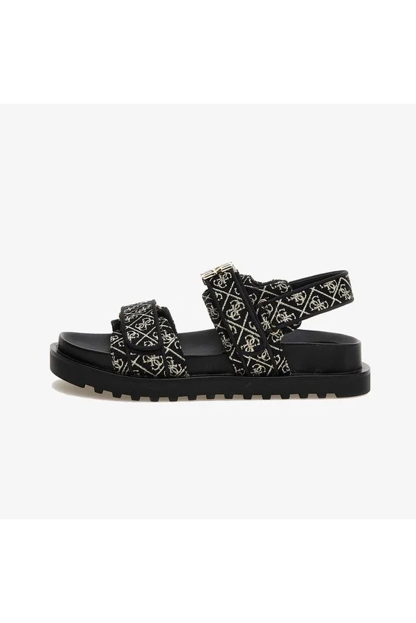 Guess Fabelis Kadın Siyah Keten Sandalet