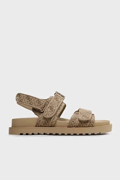 Guess Fabelis2 Logolu Cırtlı Sandalet SANDALET FL6FB2 FAL03 BEIBR