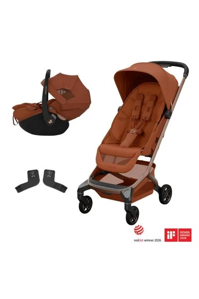 MAXİ-COSİ Fame Cabin-Pebble Slide Pro Led Işıklı Entegre Telefon Şarj Üniteli Bebek Arabası Terra