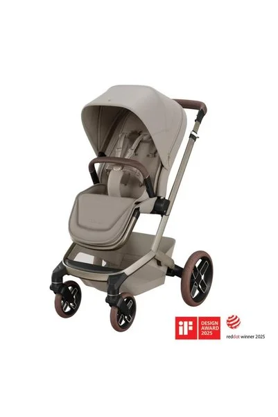 MAXİ-COSİ Fame-Coral Slide Pro Led Işıklı Entegre Telefon Şarj Üniteli Bebek Arabası Sand