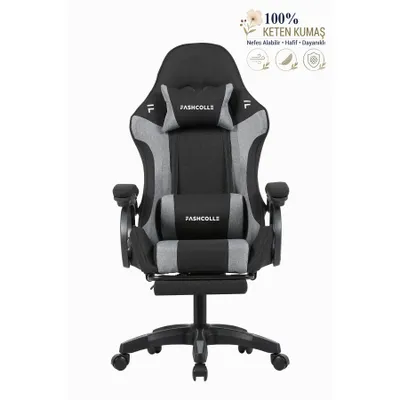 Fashcolle Dynamic Air Grey Masajlı Oyuncu Koltuğu