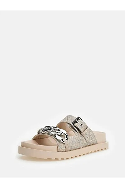 Guess Fatema Kadın Keten Karışımlı Terlik
