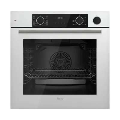 Ferre XE64CB Beyaz Buharlı Cam Ankastre Fırın