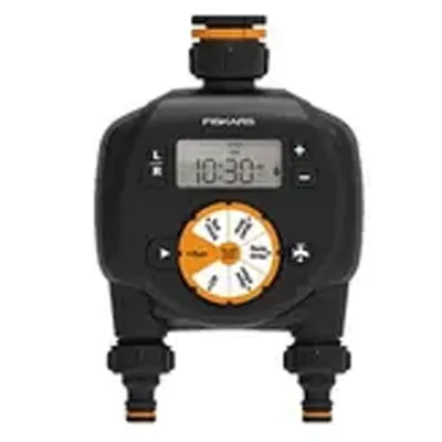 FiSKARS 1054792 Sulama Saati Çift Çıkışlı