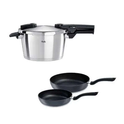 Fissler Vitaquick Premium 4.5 lt Düdüklü Tencere+Tava