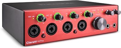 Focusrite Clarett+ 4Pre USB-C Ses Kartı