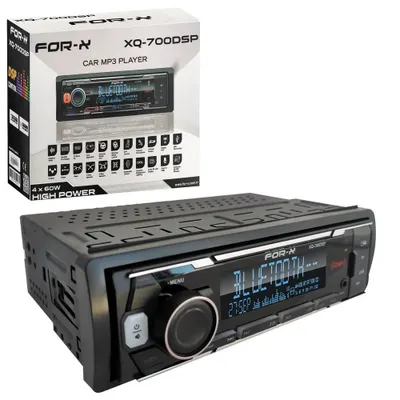 For-X XQ-700DSP 4x60W Bluetooth USB SD FM AUX Destekli Mobil Uyumlu Oto Teyp