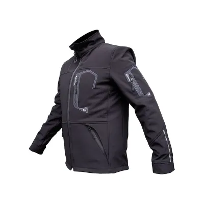 Forte GT 2001085 Spark Soft Shell Korumalı Siyah Motosiklet Montu