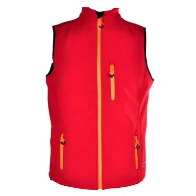 Freecamp Vest Erkek Softshell Yelek-kırmızı