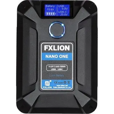 Fxlion Nano One 50 Wh 14.8 Volt Ultra-Compact V-Mount Pil