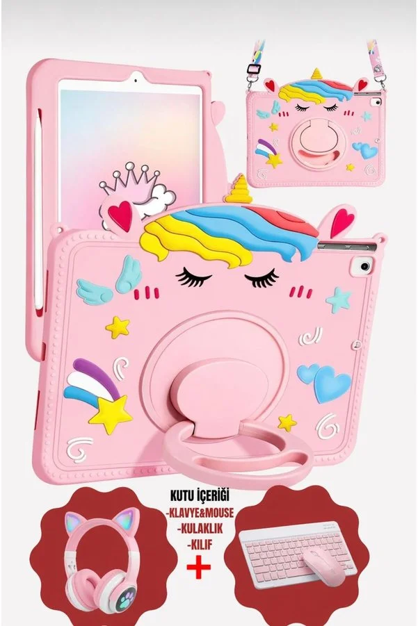 Samsung Galaxy Tab A11 128Gb 8GB-8.7'' Android Tablet +Askılı kılıf+ klavye ve mouse+ kulaklık