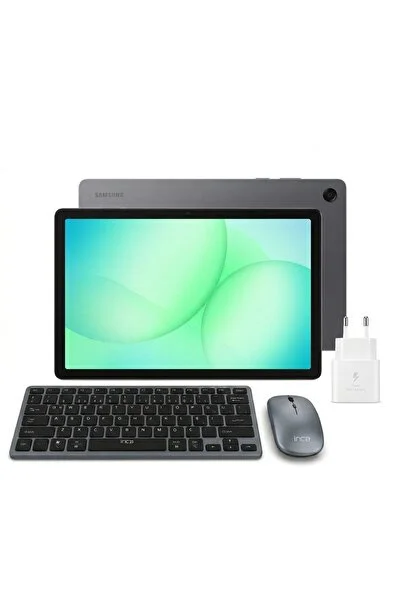 Samsung Galaxy Tab A11+ 8 Gb Ram 256 Gb Hafıza Tablet Seti (Klavye & Mouse + Şarj Adaptörü)