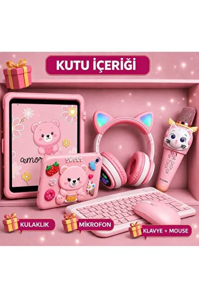 Samsung Galaxy Tab A11 90Hz 64gb 4gb -8.7'' Android Tablet SM(Samsung TR garantili) +Askılı kılıf+kulaklık+klavye ve mouse+kulaklık