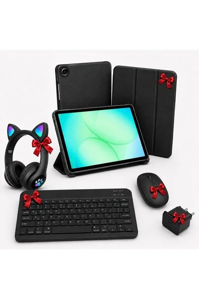 Samsung Galaxy Tab A11 Plus 128Gb 6Gb-11'' Android Tablet (Samsung TR Garantili)+kulaklık+klavye ve mouse+kılıf