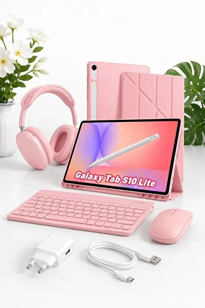 Samsung GALAXY TAB S10 LİTE 6GB 128GB TABLET+KILIF +KALEM+KLAVYE+MOUSE+ŞARJ BAŞLIĞI+CAM+KULAKLIK