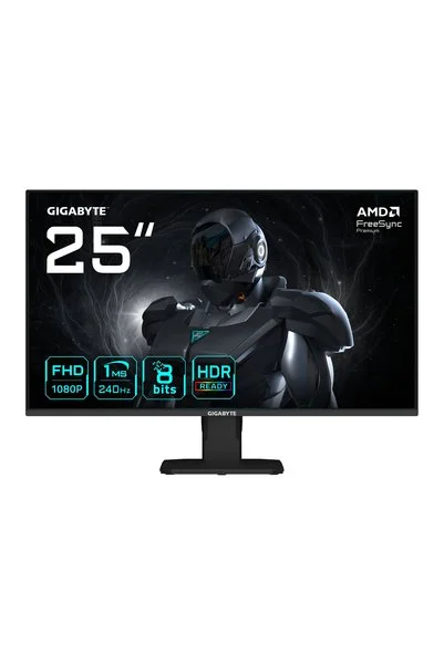 Gigabyte GS25F2A 24.5" 240Hz 1ms HDMI DP Adaptive Sync HDR10 FHD SS IPS Gaming Monitör