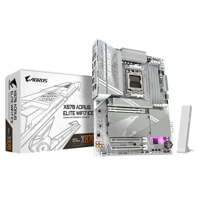 Gigabyte X870 Aorus Elite ICE WiFi7 AMD AM5 DDR5 ATX Anakart