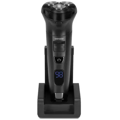 GOLDMASTER Artist Dijital Ekranlı Oynar Başlıklı Islak Kuru Şarj Standlı Erkek Bakım Seti Gm8162