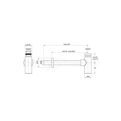 GPD SFN01 Lavabo Sifonu