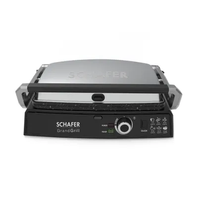 Schafer Grand Grill Tost ve Izgara Makinesi – İnox