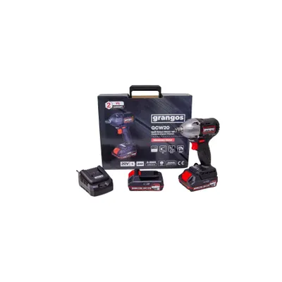 Grangos GCW20-T2 20 V 2 Ah Çift Akülü Somun Sıkma