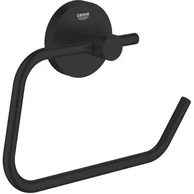 Grohe 1024722430 Essentials Mat Siyah Tuvalet Kağıtlığı