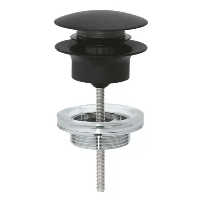 Grohe 29510KF0 Phantom Black Lavabo Sifon Bas Aç Tapa Takımı
