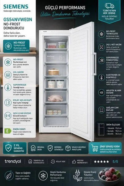 Siemens GS54NVWE0N NO-FROST