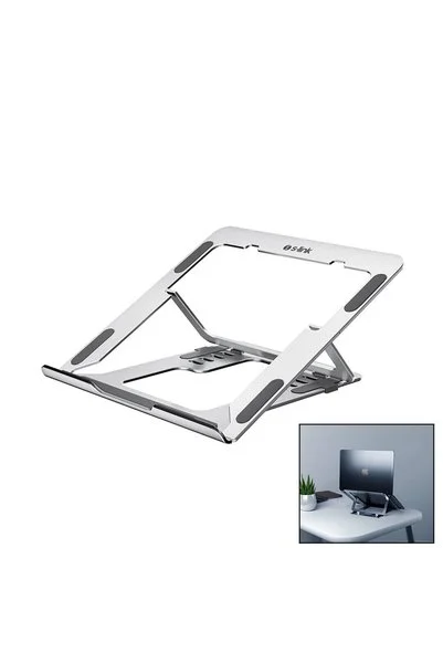 la boom Gümüş 6 Açılı Katlanabilir Laptop Stand Alüminyum Bx40