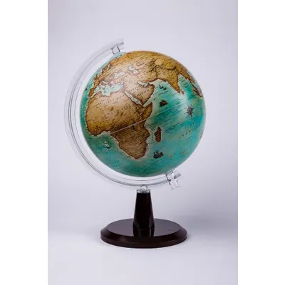 Gürbüz Işıksız Antik Dünya Küresi Modern Seri 26 Cm