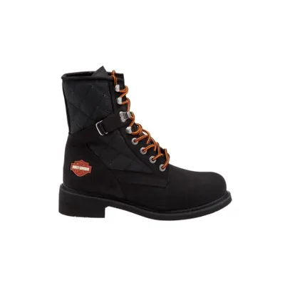Harley Davidson New Worker 025M100031-B14-27 Siyah Nubuk Erkek Bot