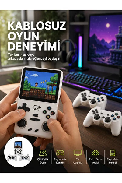 Skygo HDMI Destekli Kablosuz Oyun Konsolu 10.000 Oyun Yeni Nesil