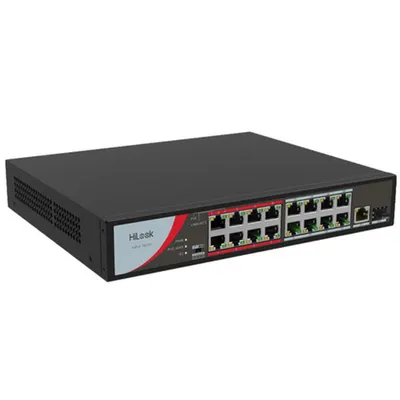 Hılook Hilook NS-0318P-130(B) 16 Port Fast Ethernet Unmanaged POE Switch