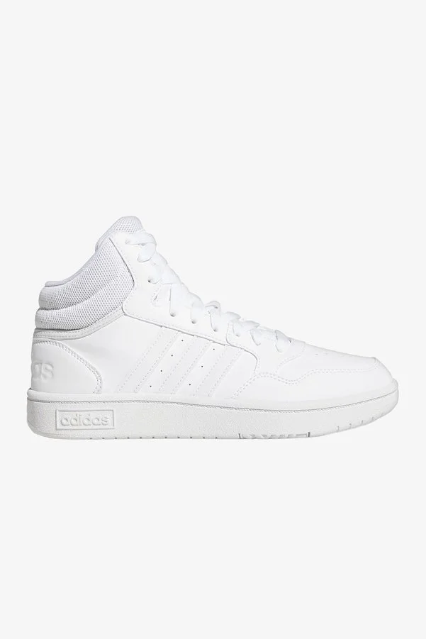 adidas Hoops 3.0 Mid Kadın Beyaz Sneaker Gw5457