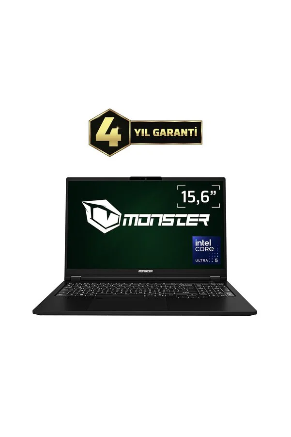 MONSTER Huma H5 V5.1.2 Core Ultra 5 125H 32 GB RAM 1TB SSD Intel Arc Graphics FreeDOS 15,6 FHD Taşınabilir Bilgisayar