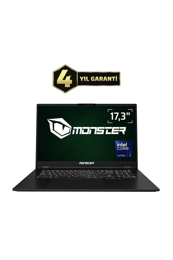 MONSTER Huma H7 V1.2.2 Core Ultra 7 155H 32 GB RAM 1TB SSD Intel Arc Graphics FreeDOS 17,3 FHD Taşınabilir Bilgisayar