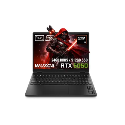 HyperX OMEN 15 15-GB0011NT D2QW7EA Ryzen 7 260 24GB RAM 512GB SSD RTX 5050 FreeDOS 15.3 inç Gaming Laptop