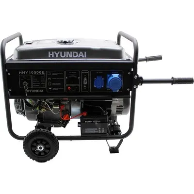 Hyundai HHY10000E 10.6 kVA Monofaze İpli/Marşlı Benzinli Jeneratör