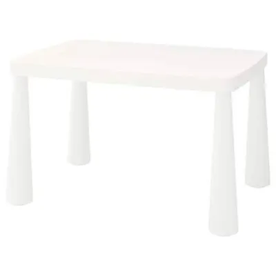 IKEA Mammut Beyaz 77x55 cm Çocuk Masası