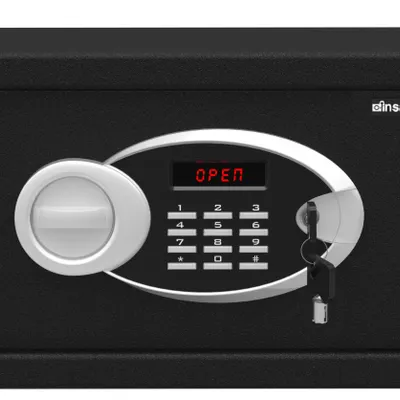 Insafe ISEUC20 Küçük Boy Lcd Ekranlı Çelik Para Kasası