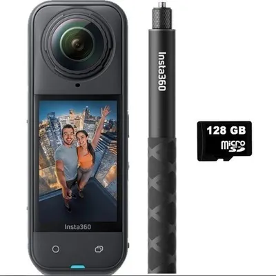 Insta360 X5 Siyah Aksiyon Kamerası - Starter Kit