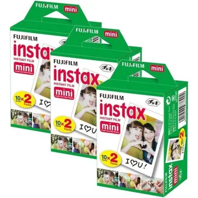 Instax Mini 20'li Film 3'lü 60 Poz Set