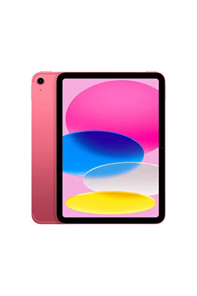Apple iPad Wi-Fi + Cellular 128GB - Pembe