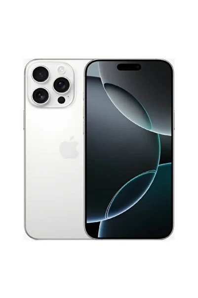 Apple iPhone 16 Pro Max 256GB Beyaz Titanyum (Yenilenmiş - Çok İyi)